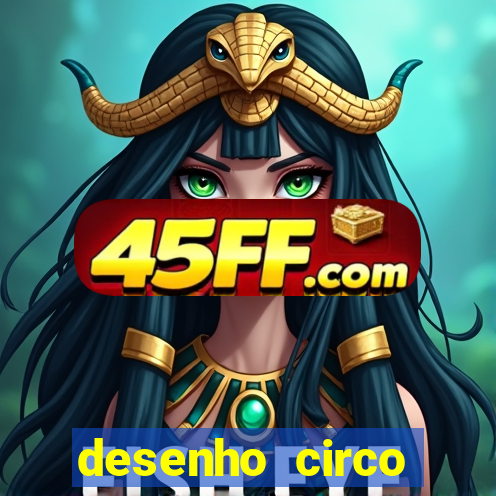 desenho circo digital para colorir